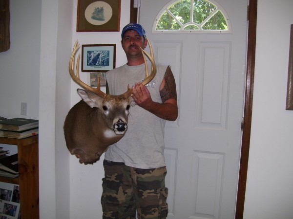 Muzzleloader Whitetail Mounted by Kline's Taxidermy