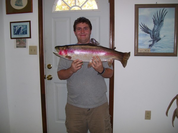 Rainbow Trout Taken in Frederick County, Maryland