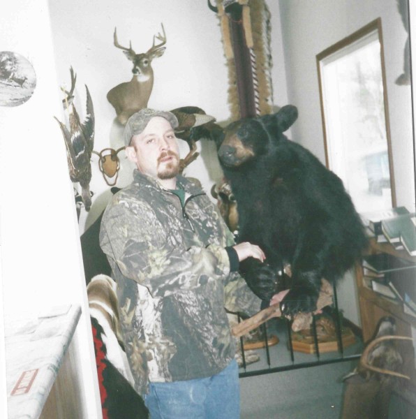 Black Bear Half Mount by Kline's Taxidermy