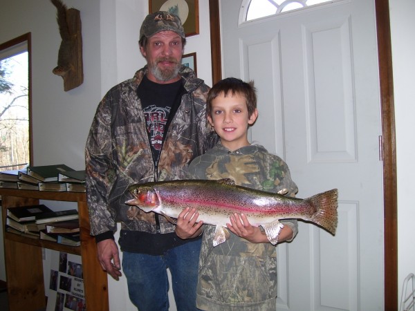 Trophy Rainbow Trout by Kline's Taxidermy, Smithsburg, Maryland