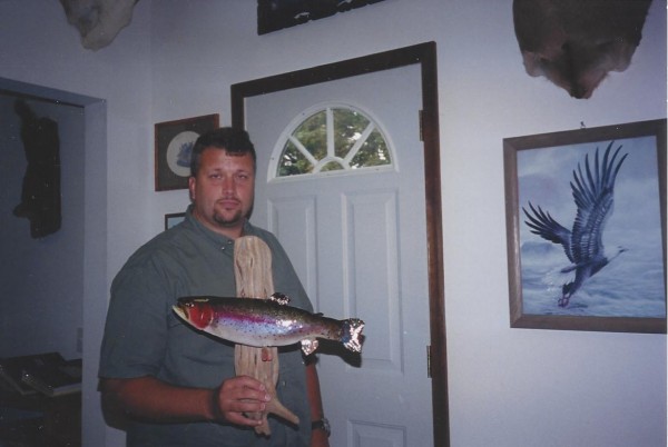 Mounted Rainbow Trout 