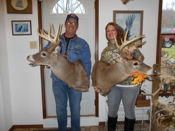 Open Mouth Trophy Whitetail Mounts